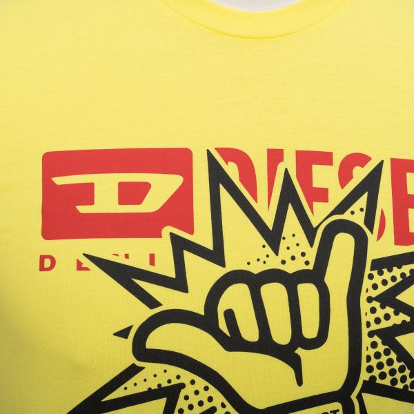 Футболка Diesel Kids Terny 6 OS Maglietta yellow.