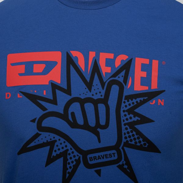 Футболка Diesel Kids Terny 6 OS Maglietta blue.