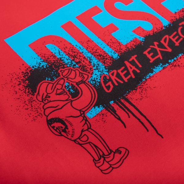 Футболка на мальчика Diesel Kids Terny 6 OS Maglietta J00607 00YI9 K405.