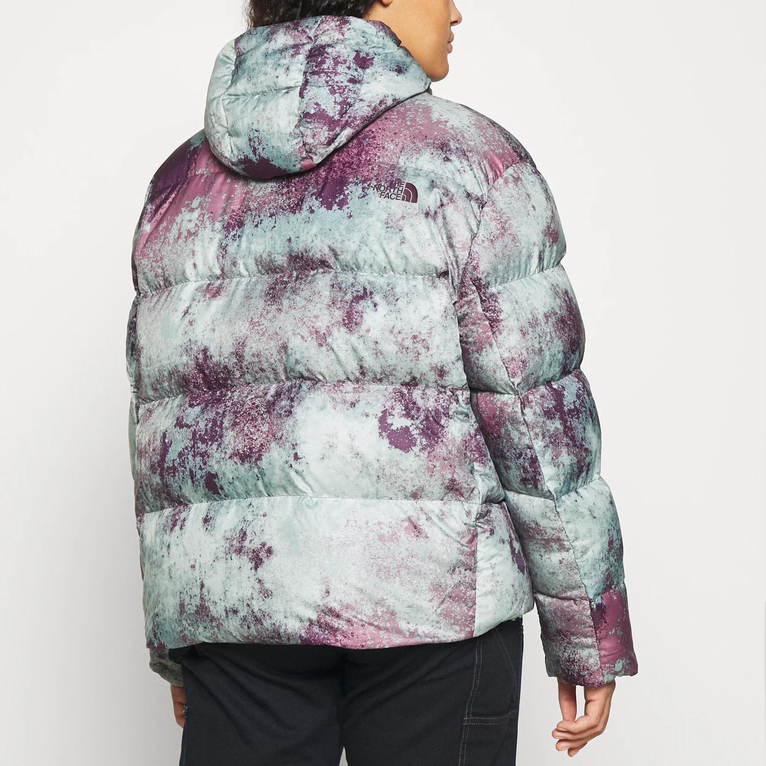 Пуховик The North Face W Print CSPK Puffer BBRYWNCRSPRYPRT