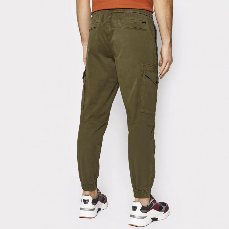 Штани Hugo Boss 50456791 green relaxed fit.