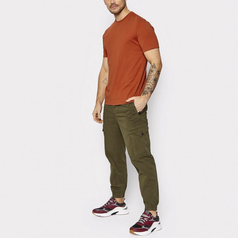 Брюки Hugo Boss 50456791 green relaxed fit.