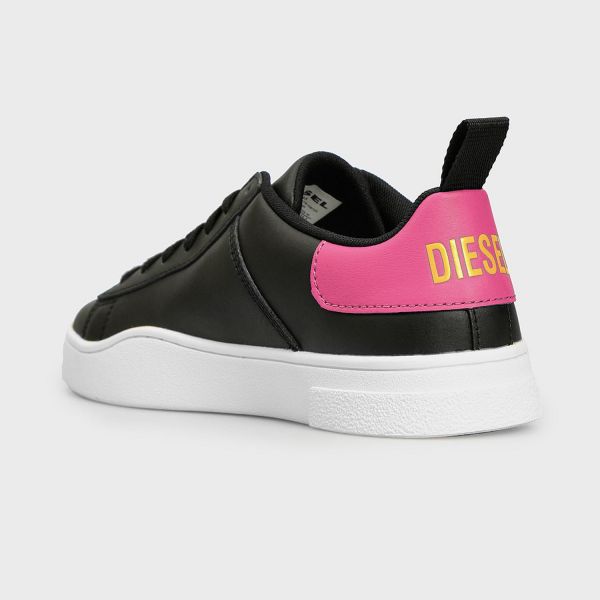 Кеды Diesel S-Clever Low Lace W Black/Fuchsia Rose/Golden Rod.