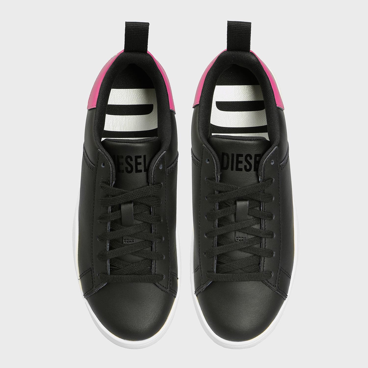 Кеди Diesel S-Clever Low Lace W Black/Fuchsia Rose/Golden Rod