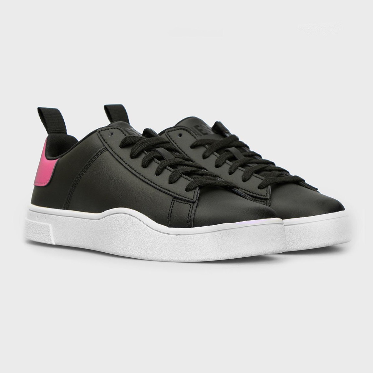 Кеди Diesel S-Clever Low Lace W Black/Fuchsia Rose/Golden Rod