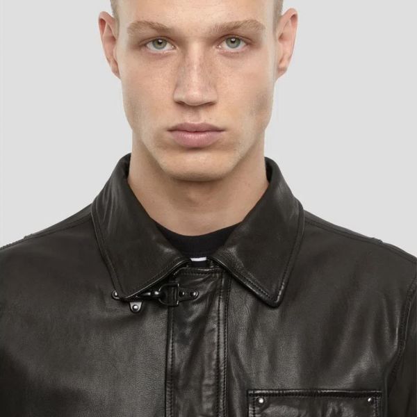 Кожаная куртка Diesel L-Luc Jacket.