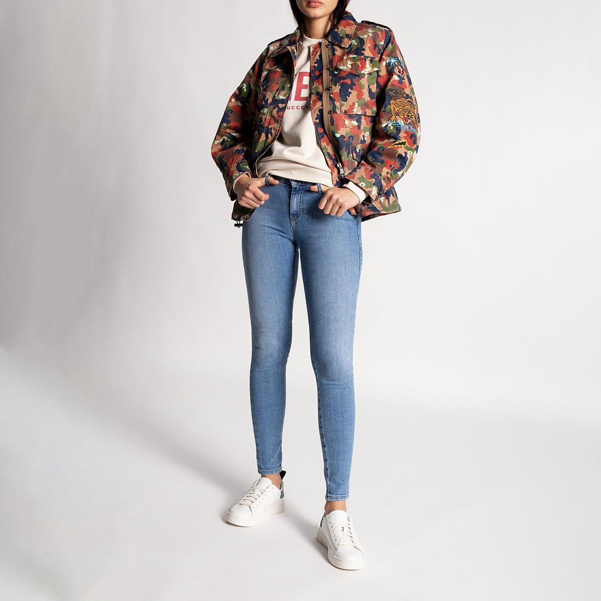 Кеди Diesel S-Clever Low Lace W Star White/Hydro/Fuchsia Rose