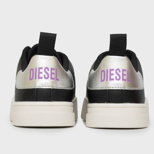 Кеды Diesel S-Clever Low Lace W Black/Silver/Dewberry.