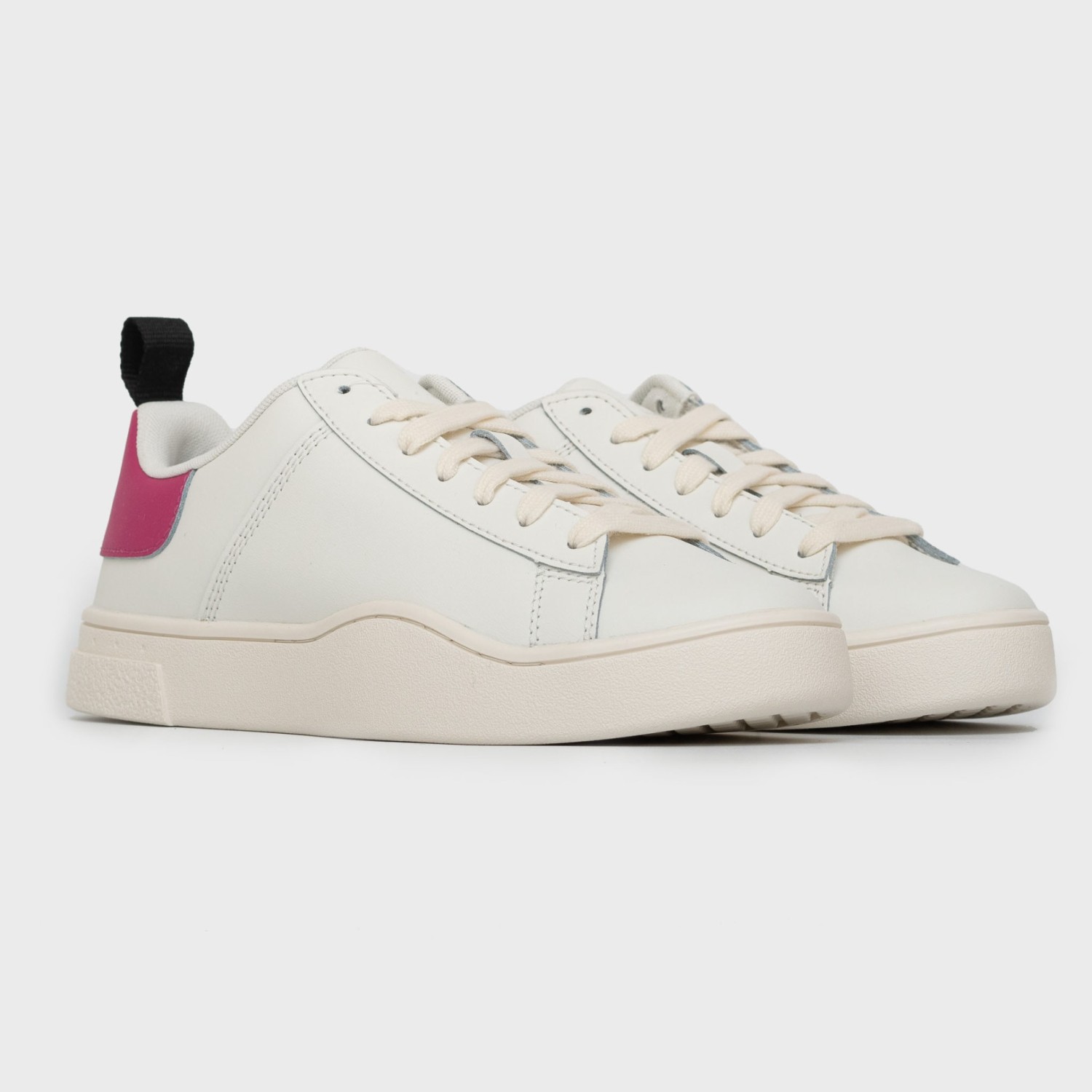 Кеди Diesel S-Clever Low Lace W Star White/Fuchsia Rose/Golden Rod