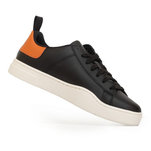 Кеды Diesel S-Clever Low Lace Black/Hydro/Apricot Orange.