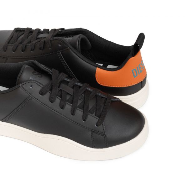 Кеды Diesel S-Clever Low Lace Black/Hydro/Apricot Orange.