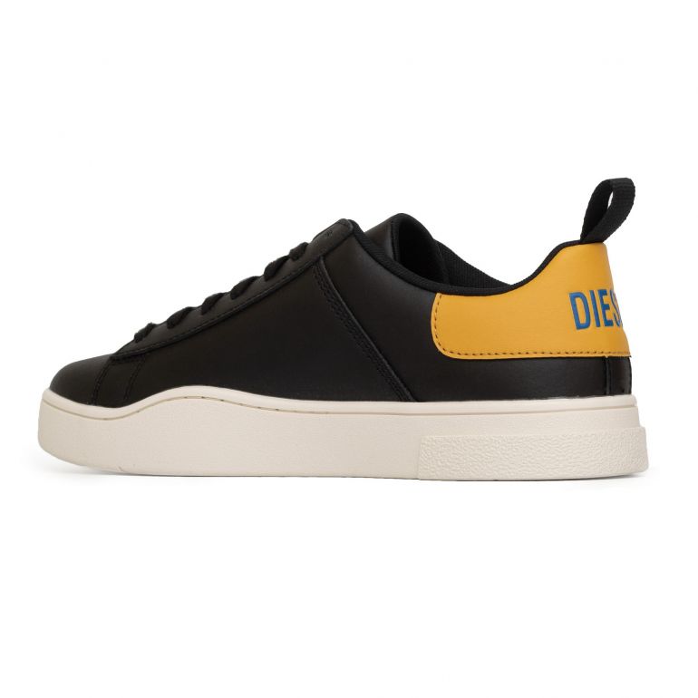 Кеды Diesel S-Clever Low Lace Black/Mineral Yellow/Skydiver.