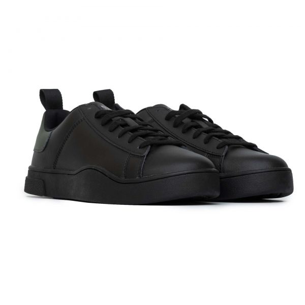 Кеды Diesel S-Clever Low Lace Black/Forest Night/Azure Blue.