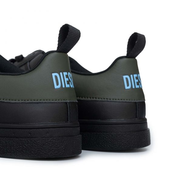 Кеды Diesel S-Clever Low Lace Black/Forest Night/Azure Blue.