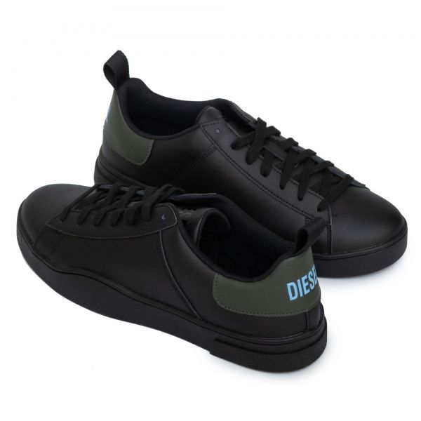 Кеды Diesel S-Clever Low Lace Black/Forest Night/Azure Blue.