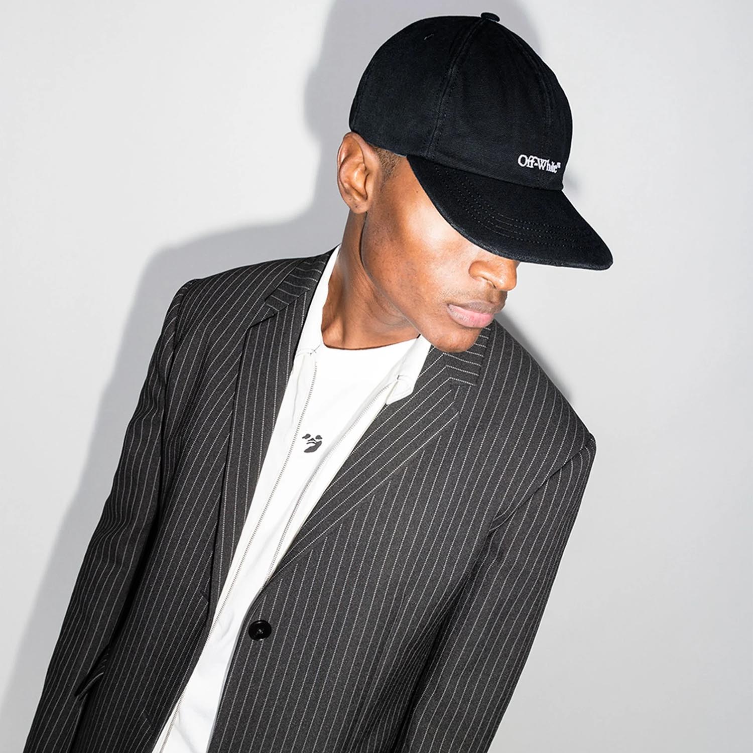 Кепка Off White Bookish OW Baseball Cap Black White по Кепка Off White Bookish OW Baseball Cap Black White по