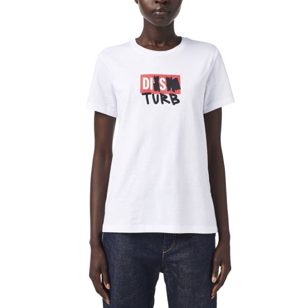 Футболка Diesel T-Sily-B6 T-shirt A04857-0HERA-100.