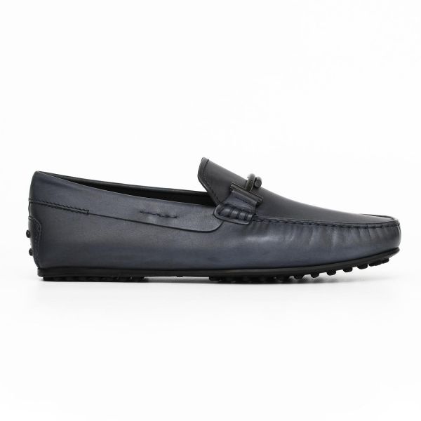 Мокасины Tod's Doppia T City Gommino D9C Inchiostro Chiar.