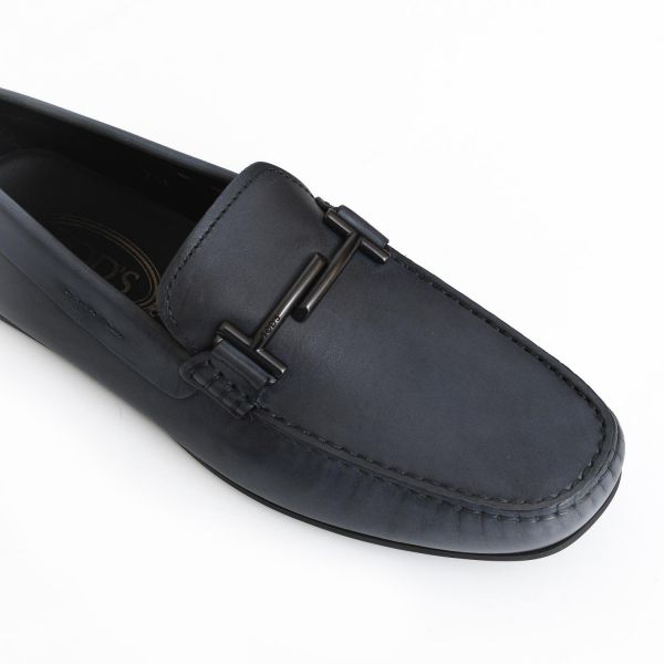 Мокасины Tod's Doppia T City Gommino D9C Inchiostro Chiar.