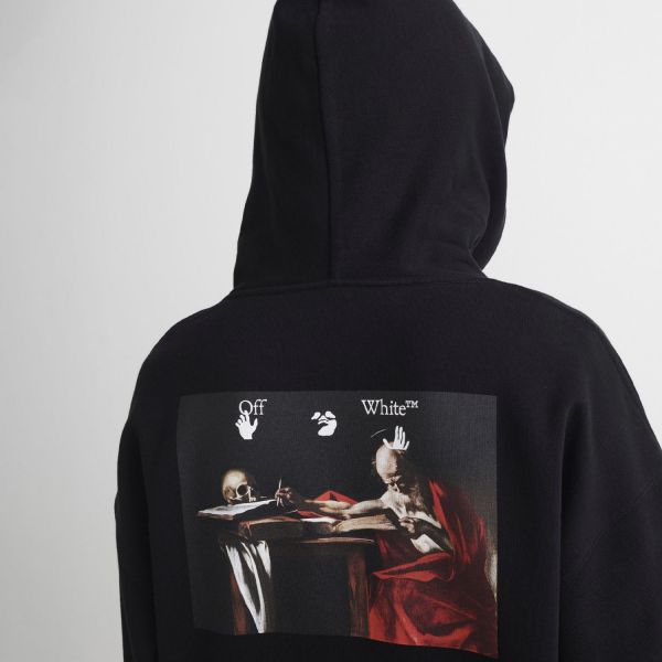 Худи Off White Caravag Paint Over Hoodie.