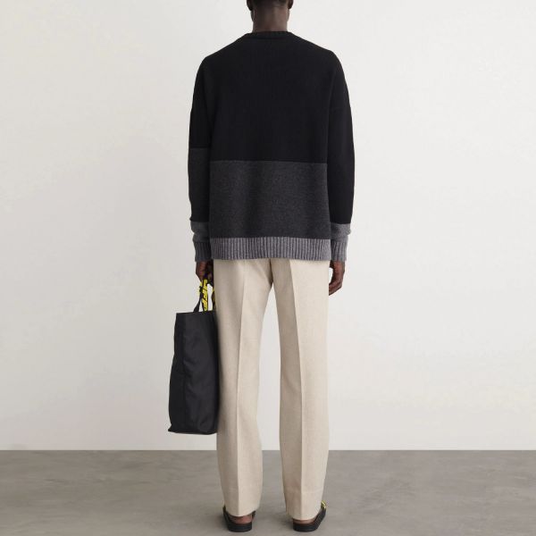 Свитер Off White Blocked Knit Crewneck.