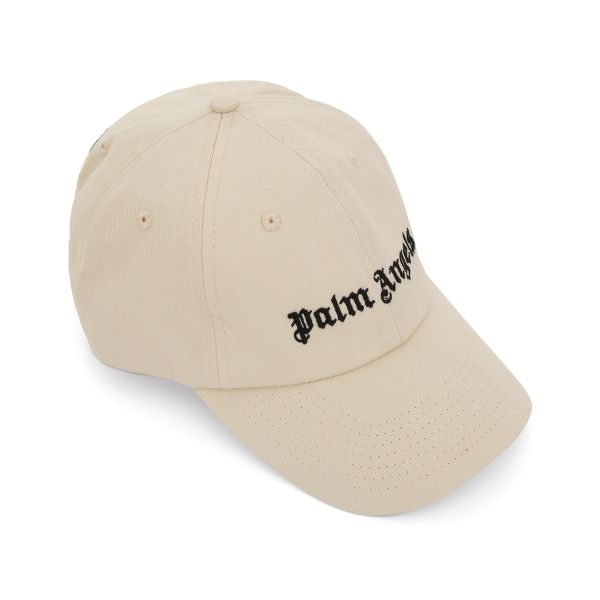 Кепка Palm Angels Classic Logo Cap Off White Black.