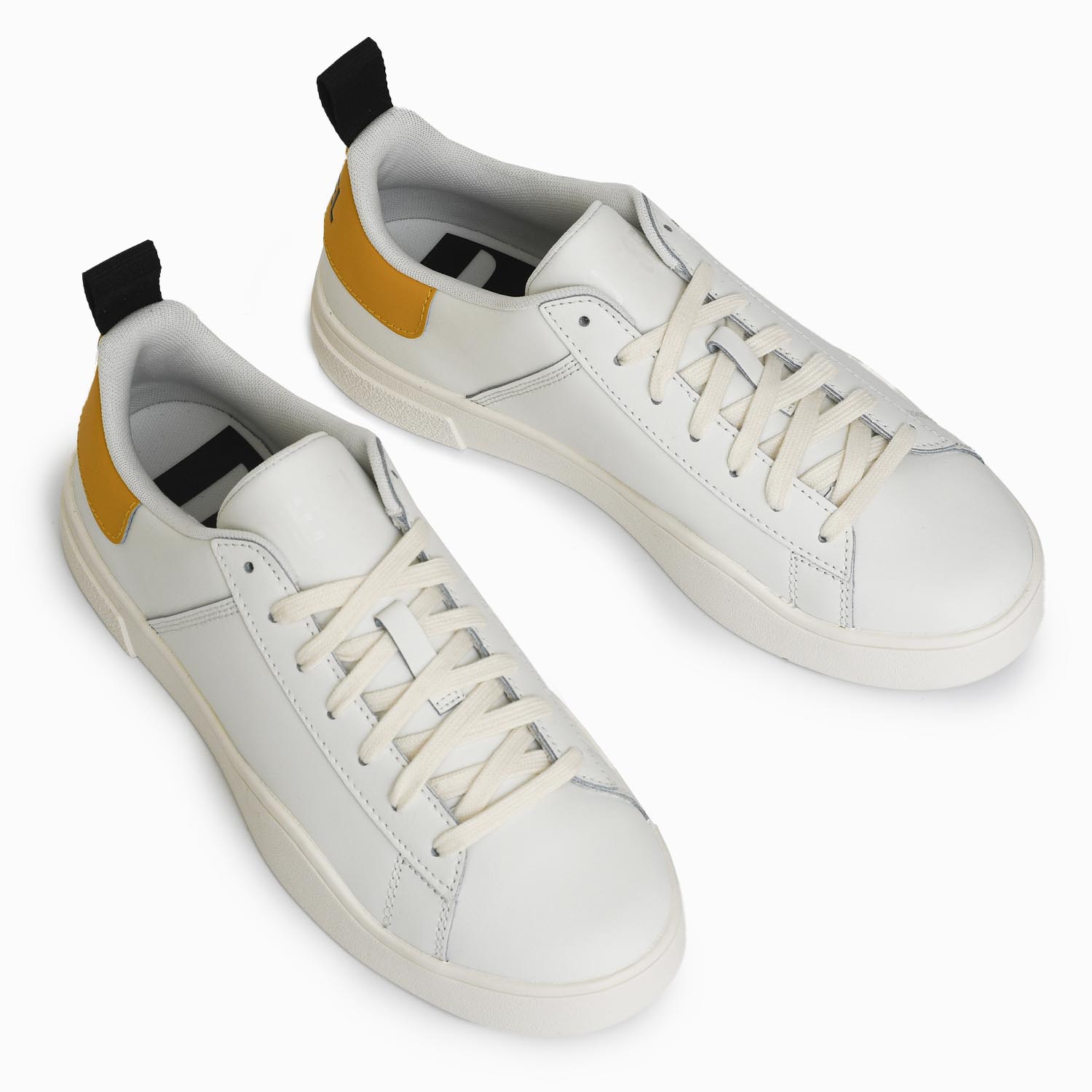 Diesel S Clever Low Lace Star White Golden Rod Black brand centr