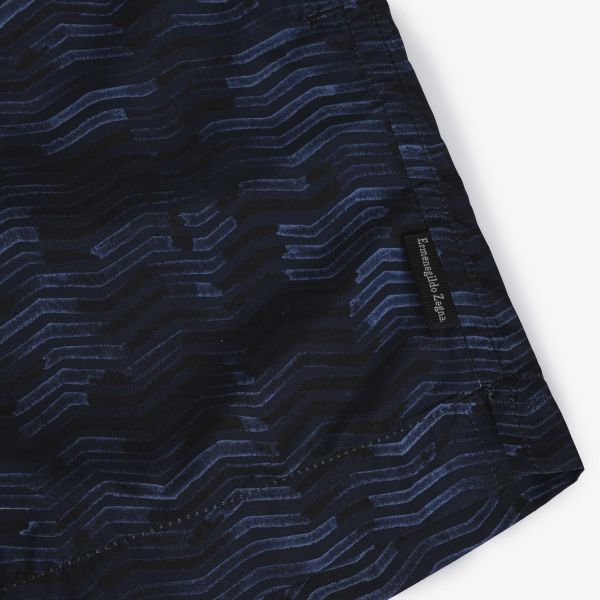 Плавательные шорты Ermenegildo Zegna N7B540370 Blueberry Fantasy.