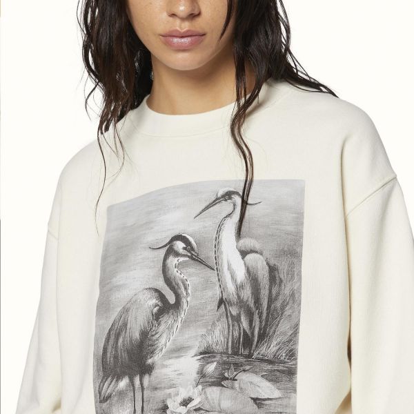 Свитшот Heron Preston CrewneckHeron BW White Black.