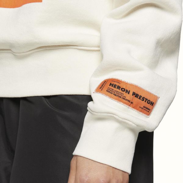 Свитшот Heron Preston CrewneckHeron BW White Black.