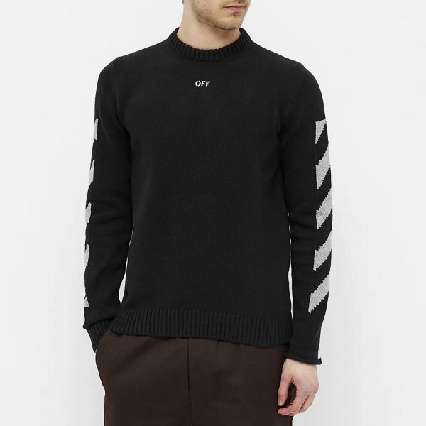 Свитер Off White Arrow Crewneck Black High Rise.