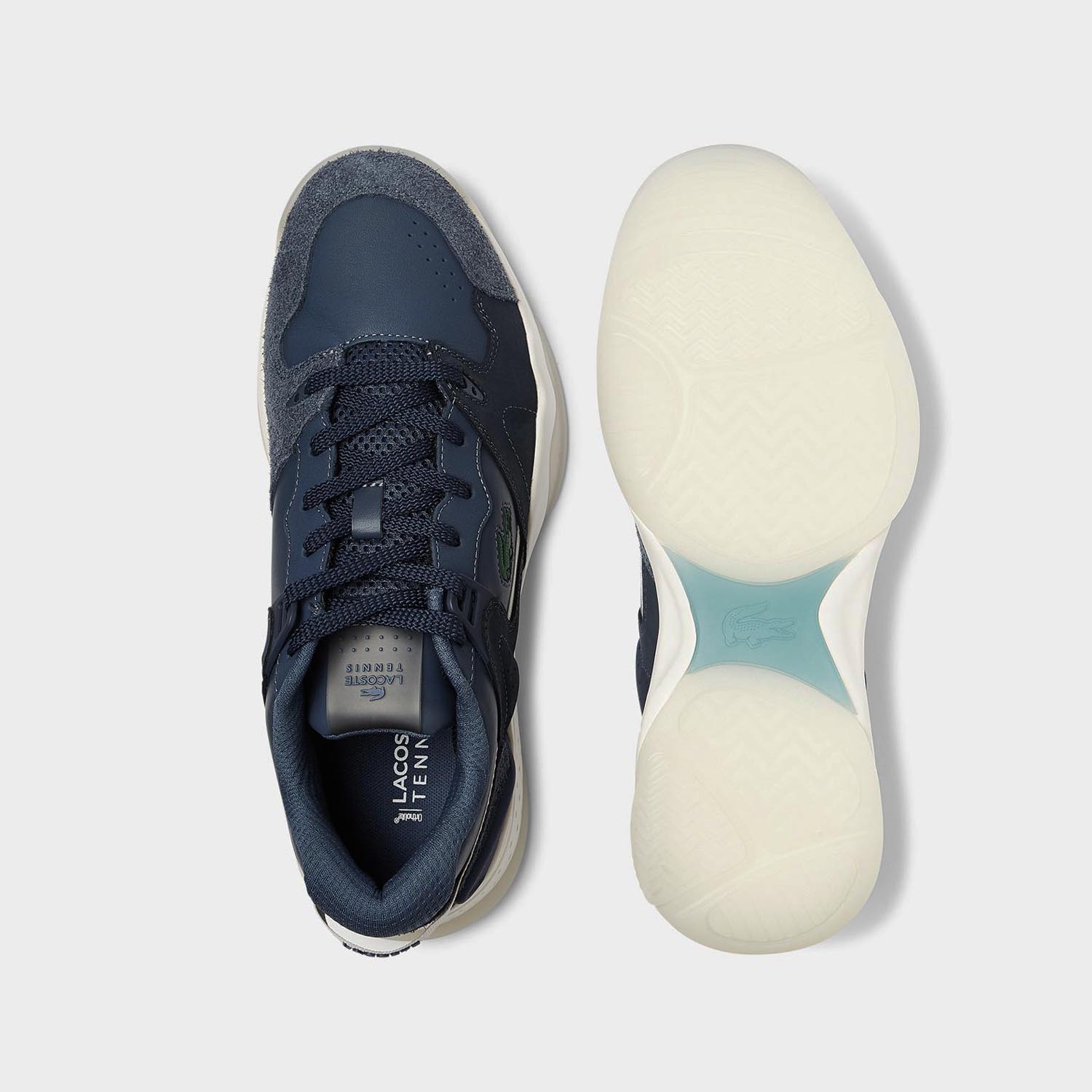 Lacoste T Point 0721 1 G SMA LTH NVY DK Blu brand centr