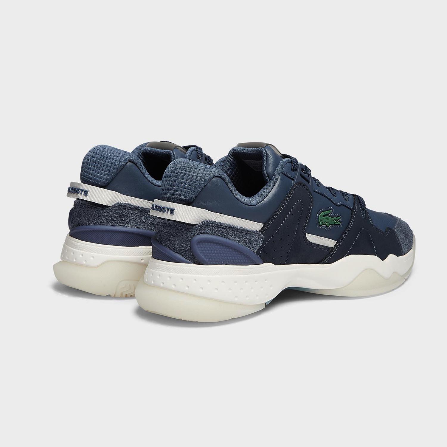 Lacoste T Point 0721 1 G SMA LTH NVY DK Blu brand centr