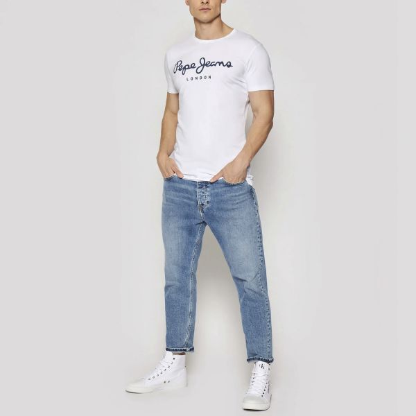 Футболка Pepe Jeans PM501594 Original Stretch 800 White.