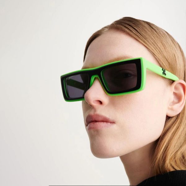 Солнцезащитные очки Off White Jacob Sunglasses Green Dark Grey.