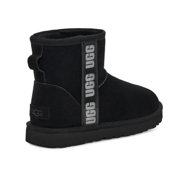 Угги Ugg W Classic Mini Side Logo II BLK.