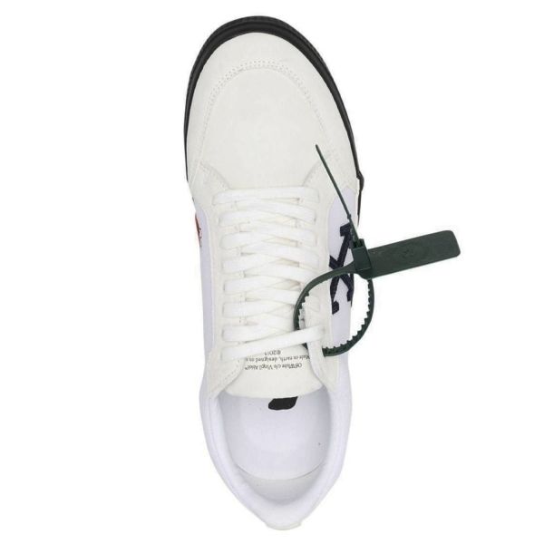Кеды Off White Low Vulcanized Canvas/Sued White Navy Blue.