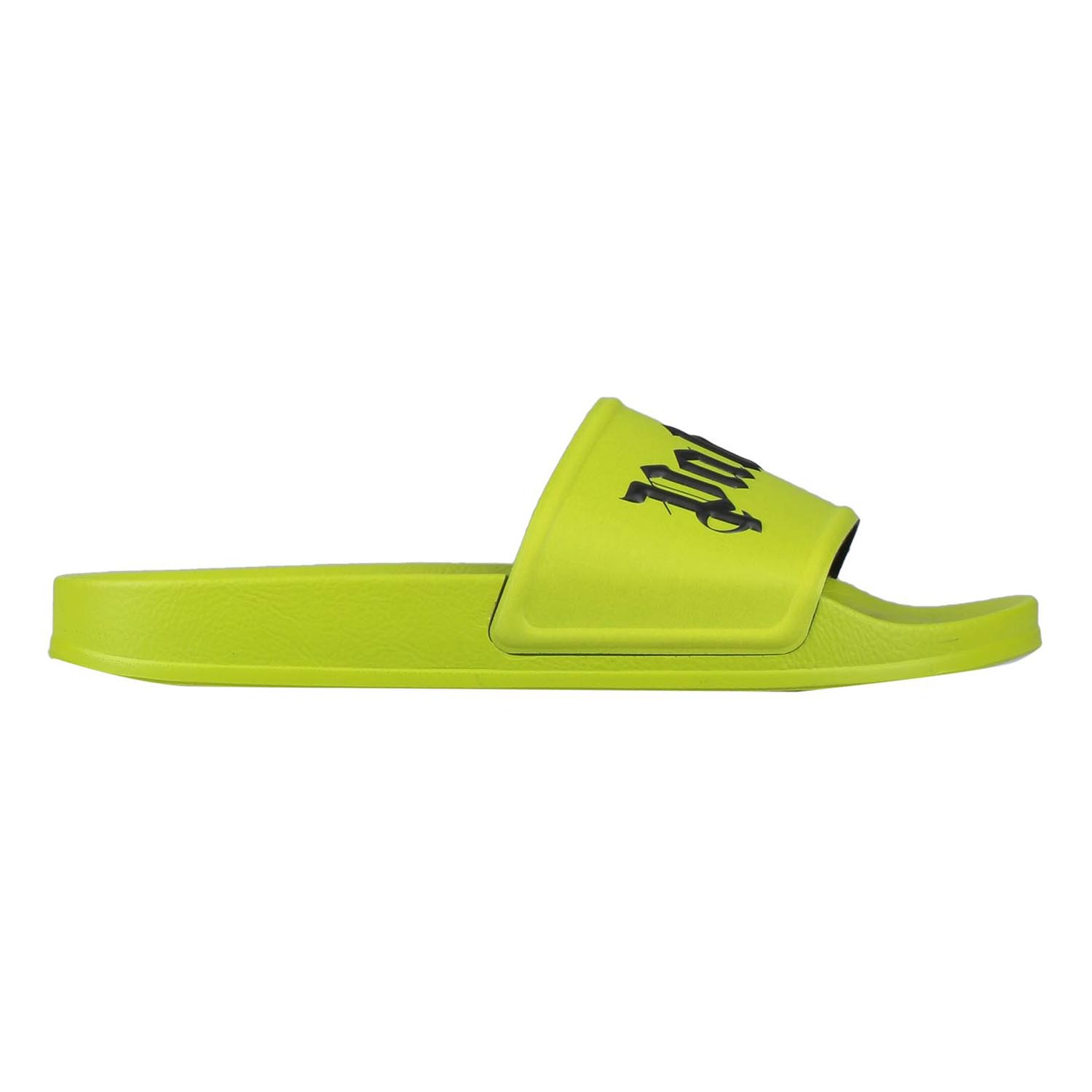 Palm Angels Logo-Print Sliders Green Шлепанцы Palm Angels Pool Slider Light Green по акционной  main image 3