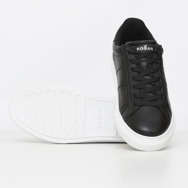 Кеды Hogan H365 Allacciato H Cucitura LE9 Nero.