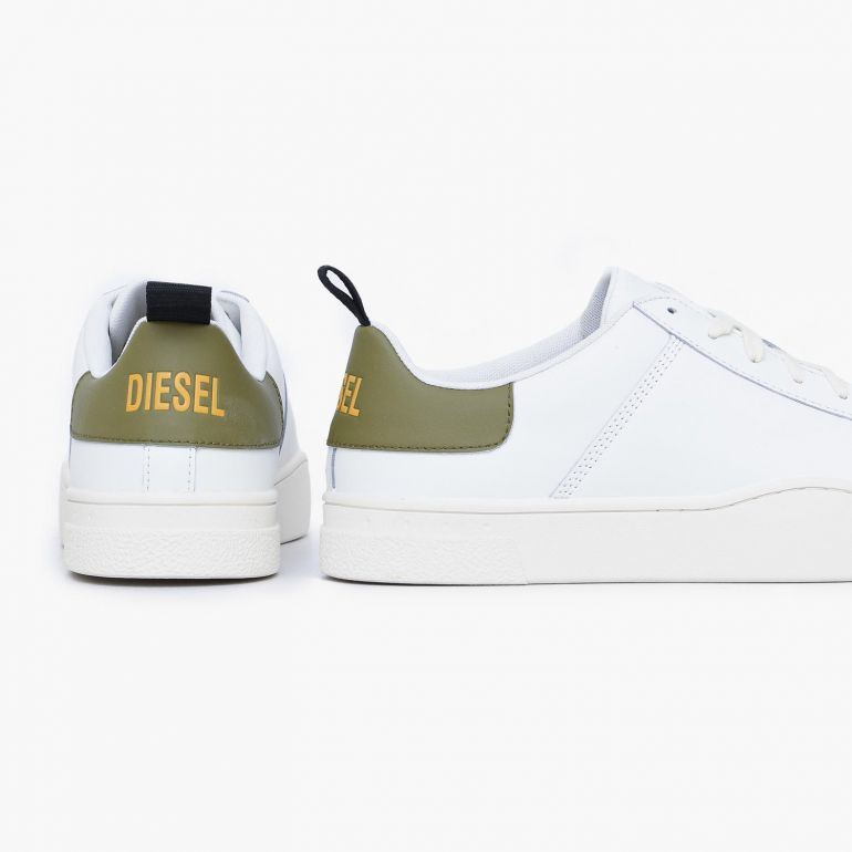 Кеди Diesel S-Clever Low Lace Star White/Lizard/Mineral Yellow.