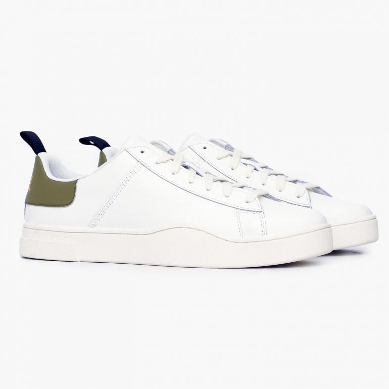 Кеди Diesel S-Clever Low Lace Star White/Lizard/Mineral Yellow.
