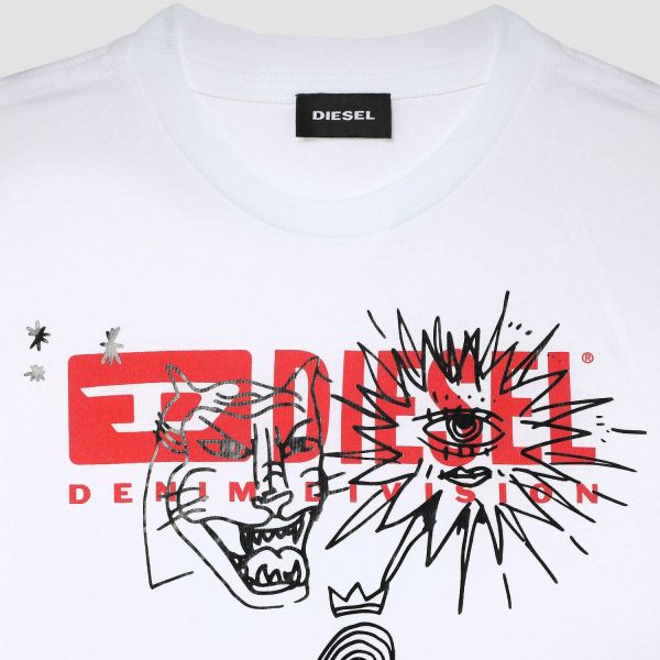 Футболка Diesel Kids TUDARI 00J510-KYAQH-K100.