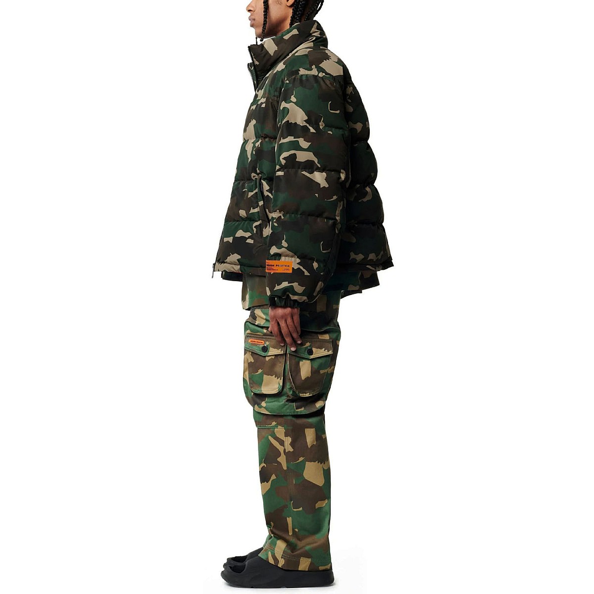 Куртка Heron Preston Nylon Camo Puffer Camo Green