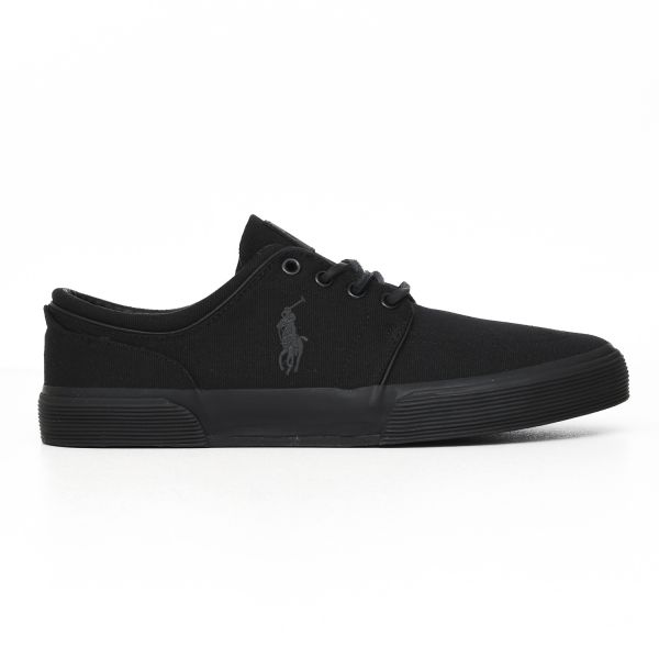 Кеды POLO Ralph Lauren Faxon Low Blk/Blk/Bl Canvas.