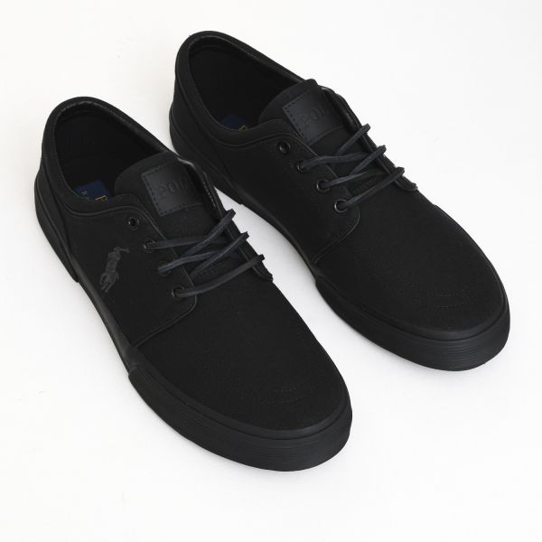 Кеды POLO Ralph Lauren Faxon Low Blk/Blk/Bl Canvas.