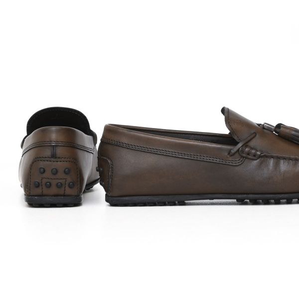 Мокасины Tod's Campanella Nappine City Gommino D9C Cacao.