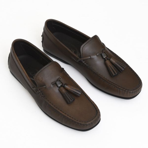 Мокасины Tod's Campanella Nappine City Gommino D9C Cacao.