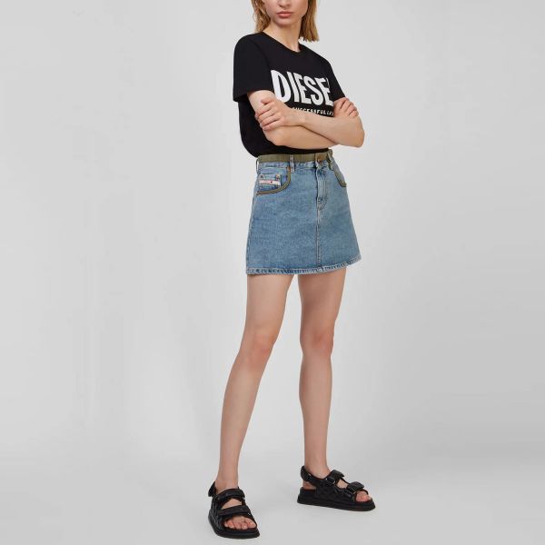 Футболка Diesel T-Sily-Ecologo T-shirt A04685-0AAXJ-9XX.