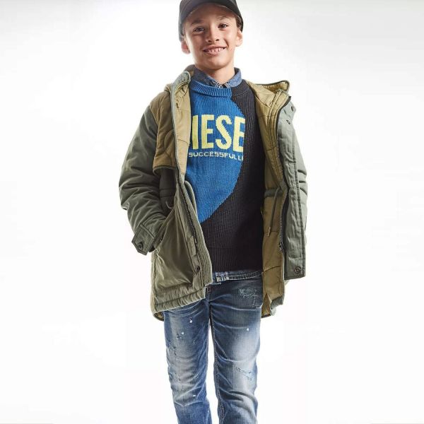 Куртка для мальчика Diesel Kids Jkovik 00J4XK-KXB42-K550M.