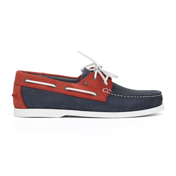Мокасины Pollini Scarpau.Barca20 Nabuk Oceano+Rosso 1.